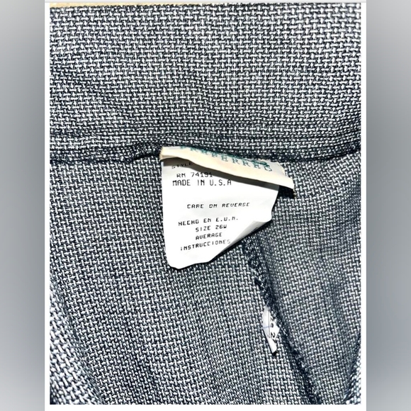 Black & White Plus Perferred Pinstripe Belted Trousers - Picture 6 of 6